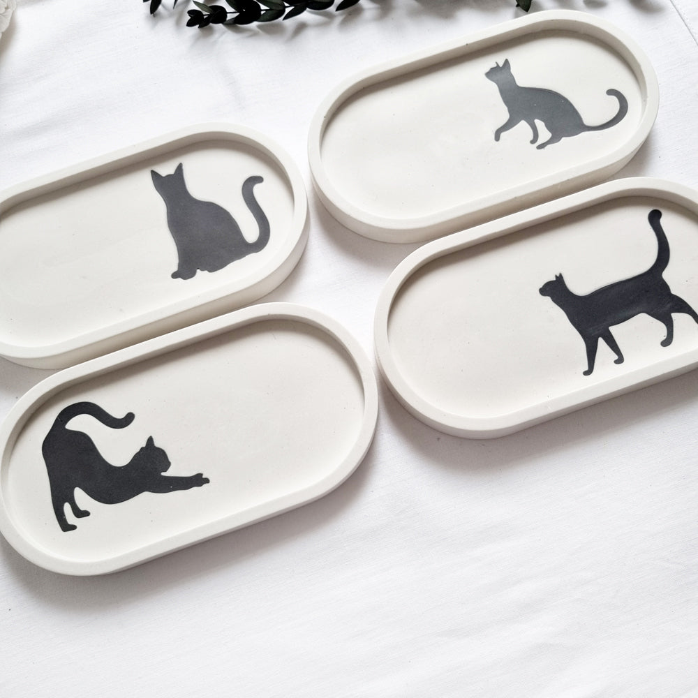 Katzen Schmucktablett Schmuckschale