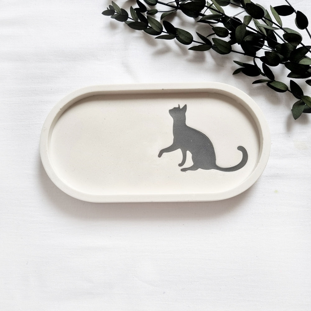 Katzen Schmucktablett Schmuckschale