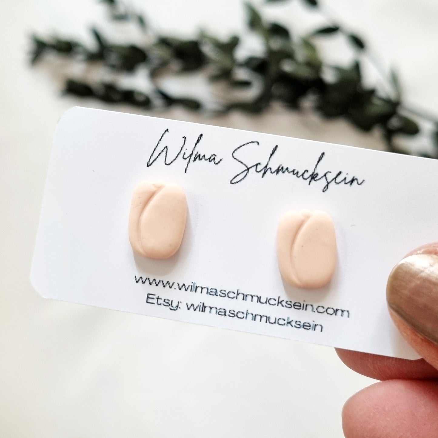 Polymer Clay Ohrstecker kleine Tulpe