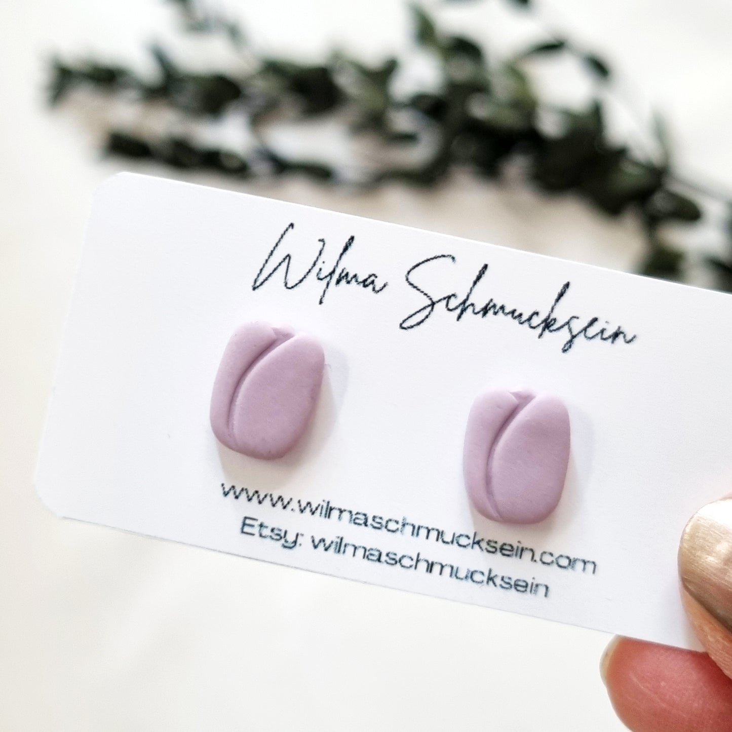 Polymer Clay Ohrstecker kleine Tulpe