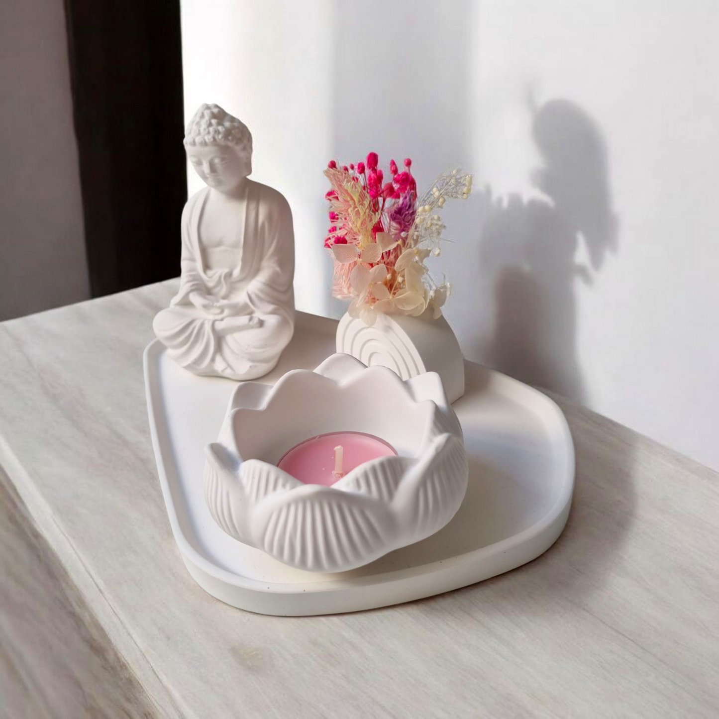 Dekotablett Set Buddha Entspannung