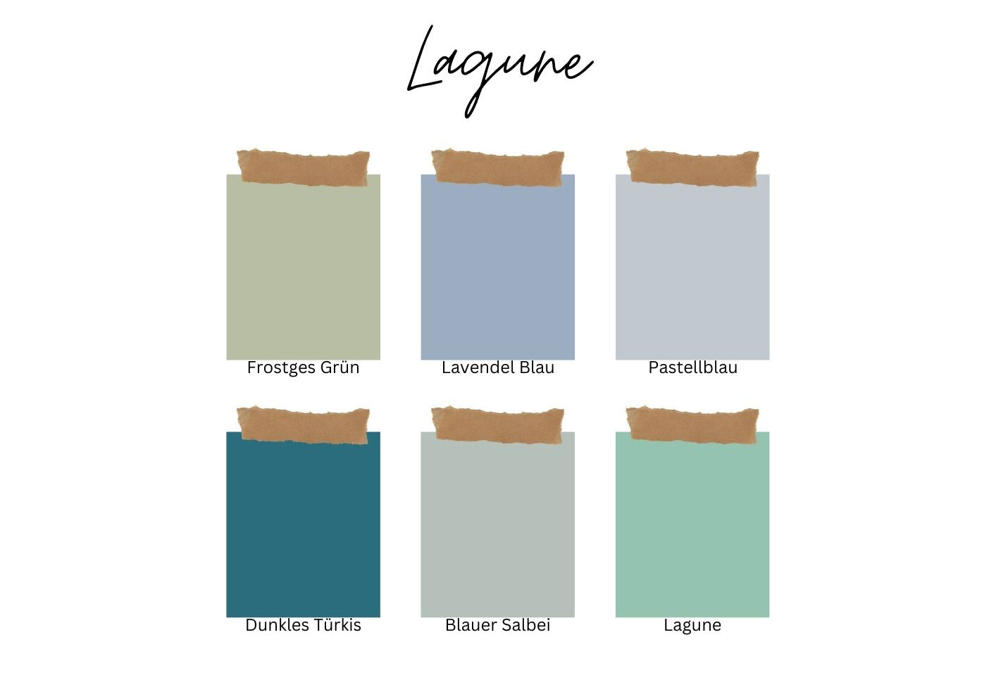 Polymer Clay Farbrezept -Lagune-