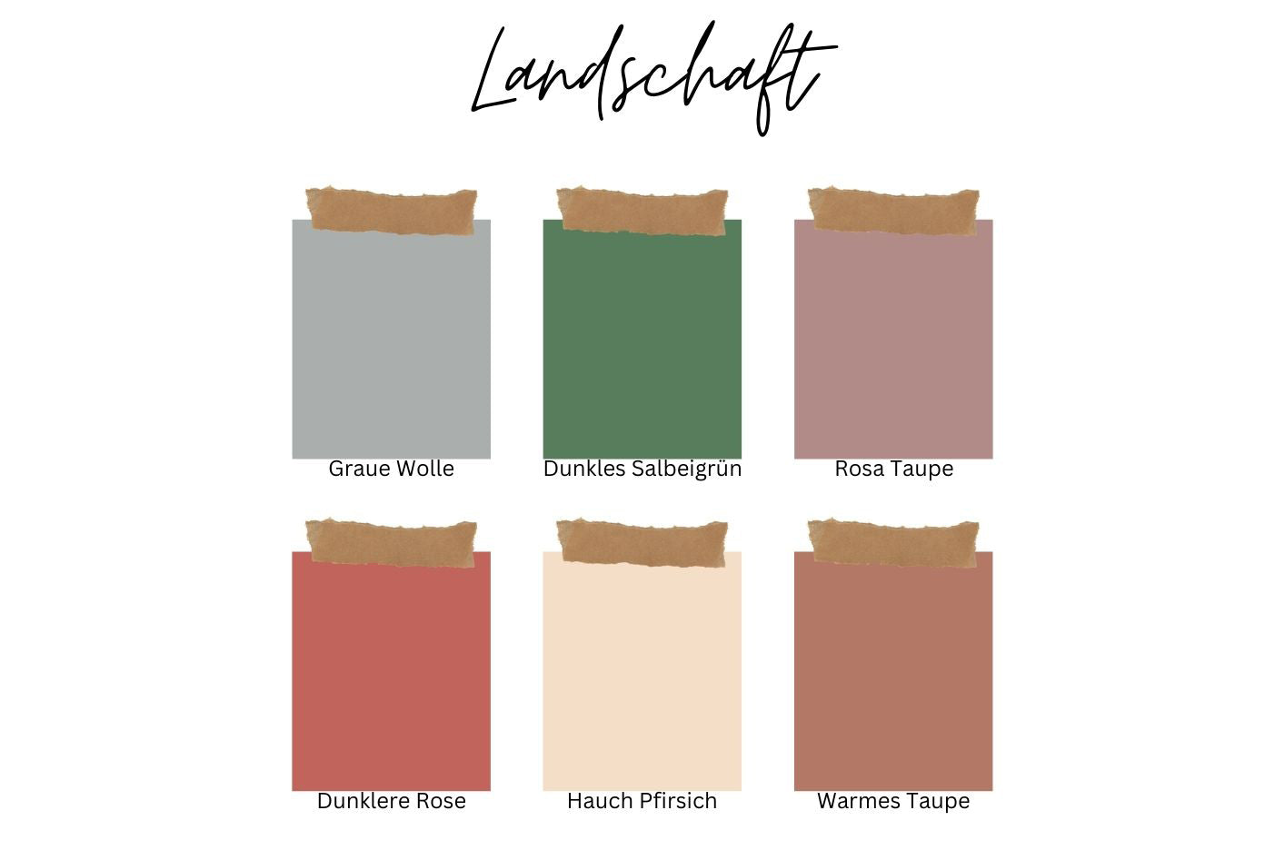Polymer Clay Farbrezept -Landschaft-
