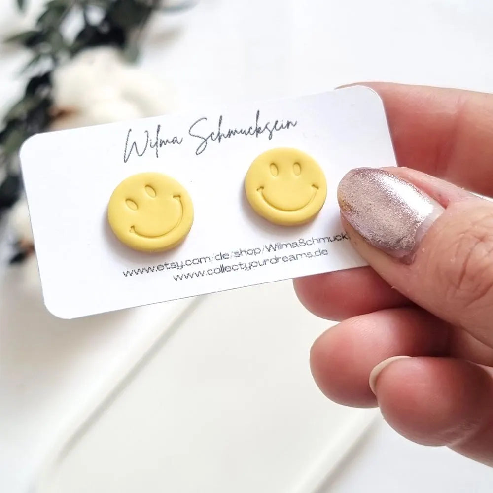 Smiley Ohrstecker