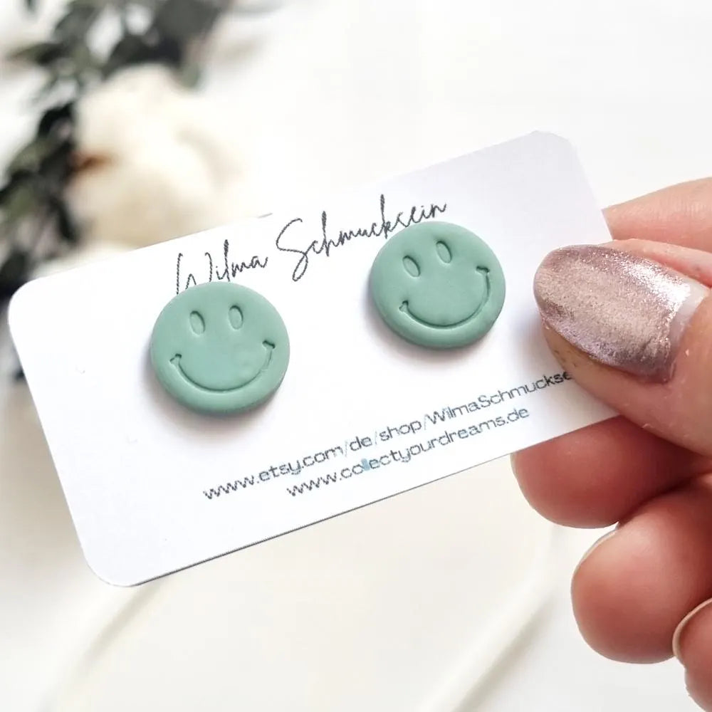 Smiley Ohrstecker
