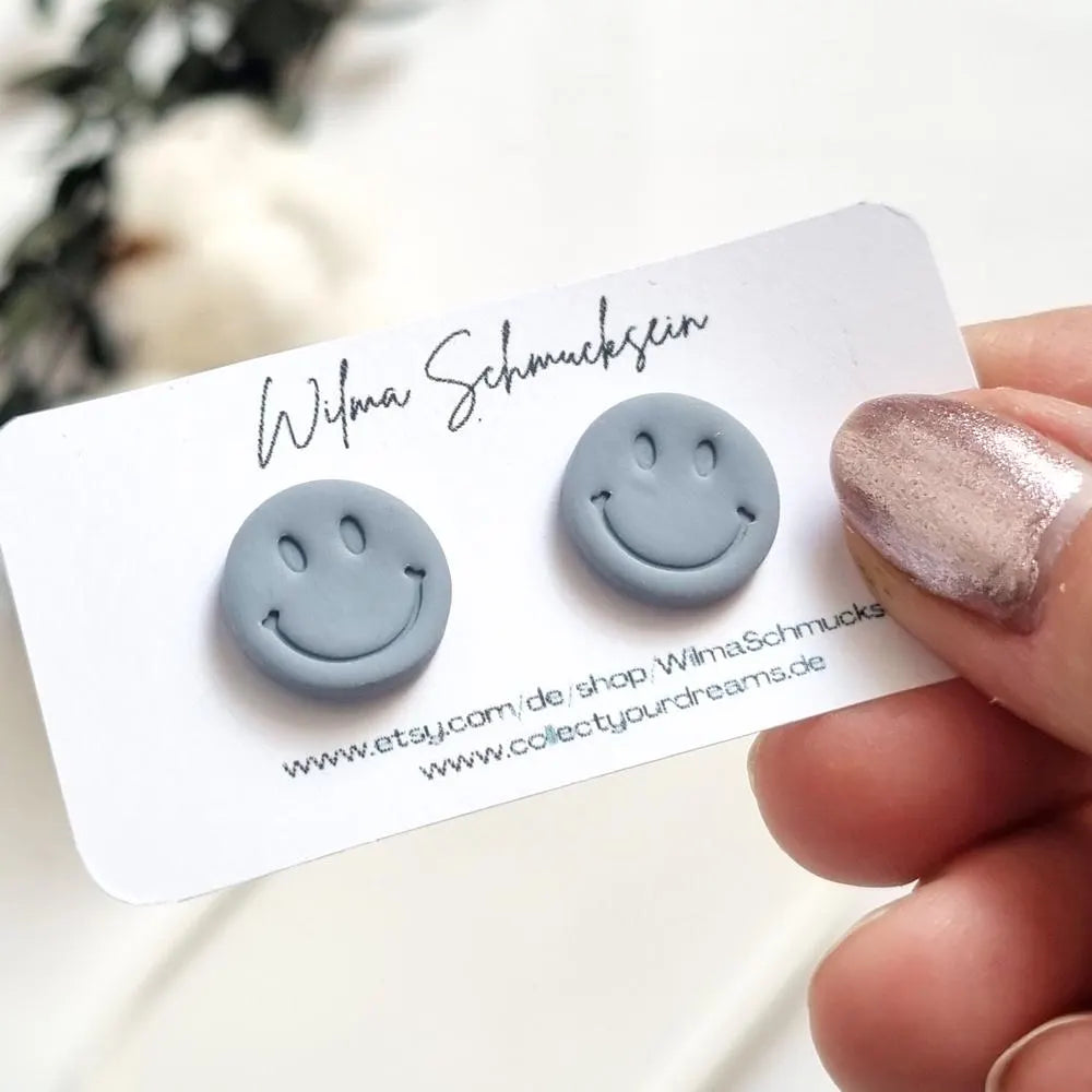 Smiley Ohrstecker