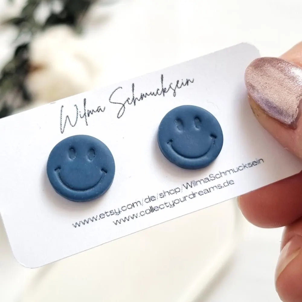 Smiley Ohrstecker