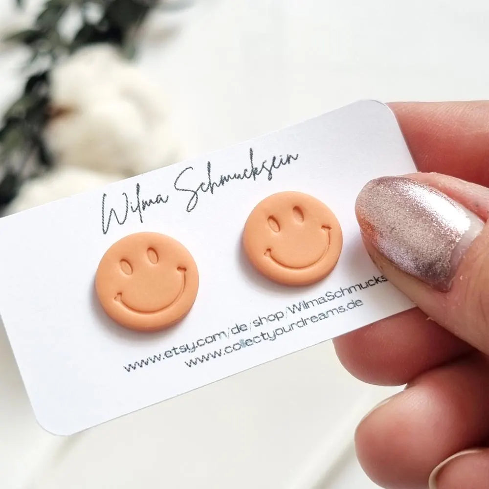 Smiley Ohrstecker